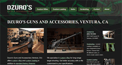 Desktop Screenshot of dzurosguns.com